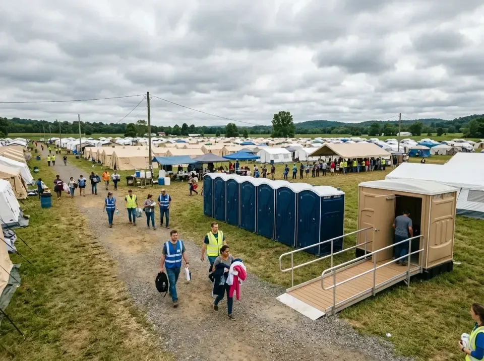disaster-relief-camp-restrooms-010 — frequently asked questions, Dumpster & Portable Bathrooms Rental in Wallace, NC